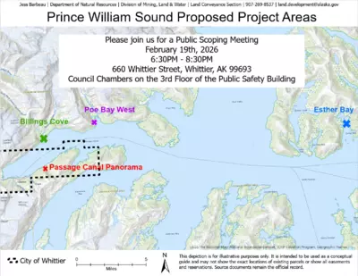 Map of Prince William Sound