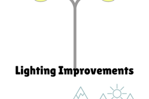 Improve visibility along key pedestrian and vehicle corridors.