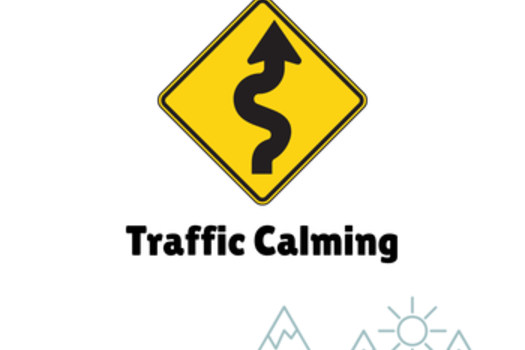 Slow vehicles near the harbor, school, City Hall, pedestrian tunnel, and public safety areas.