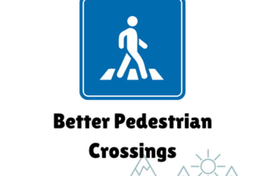 More visible crossings near high-conflict areas.